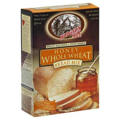 HODGSON MILL: Honey Whole Wheat Bread Mix, 16 Oz