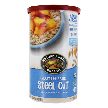 NATURES PATH: Gluten Free Steel Cut Oats Organic, 30 oz