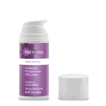 HARMONY: Lotion Cbd Unscented, 3.4 oz