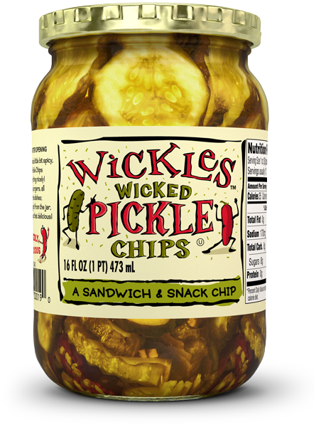 WICKLES: Pickle Chip Wicked, 16 oz