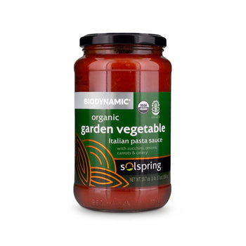 SOLSPRING: Sauce Pasta Garden Veg, 19.7 oz