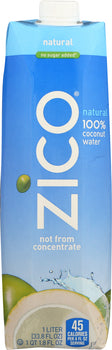 ZICO: Pure Premium Coconut Water, 33.8 Oz