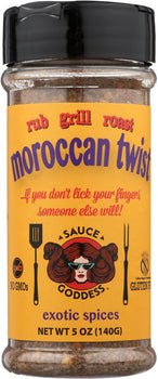 SAUCE GODDESS: Spice Moroccan Twist Shake, 5 oz