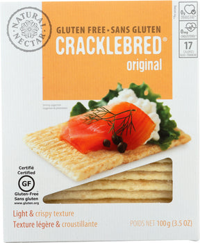 NATURAL NECTAR: Original Gluten Free Cracklebred, 3.5 oz