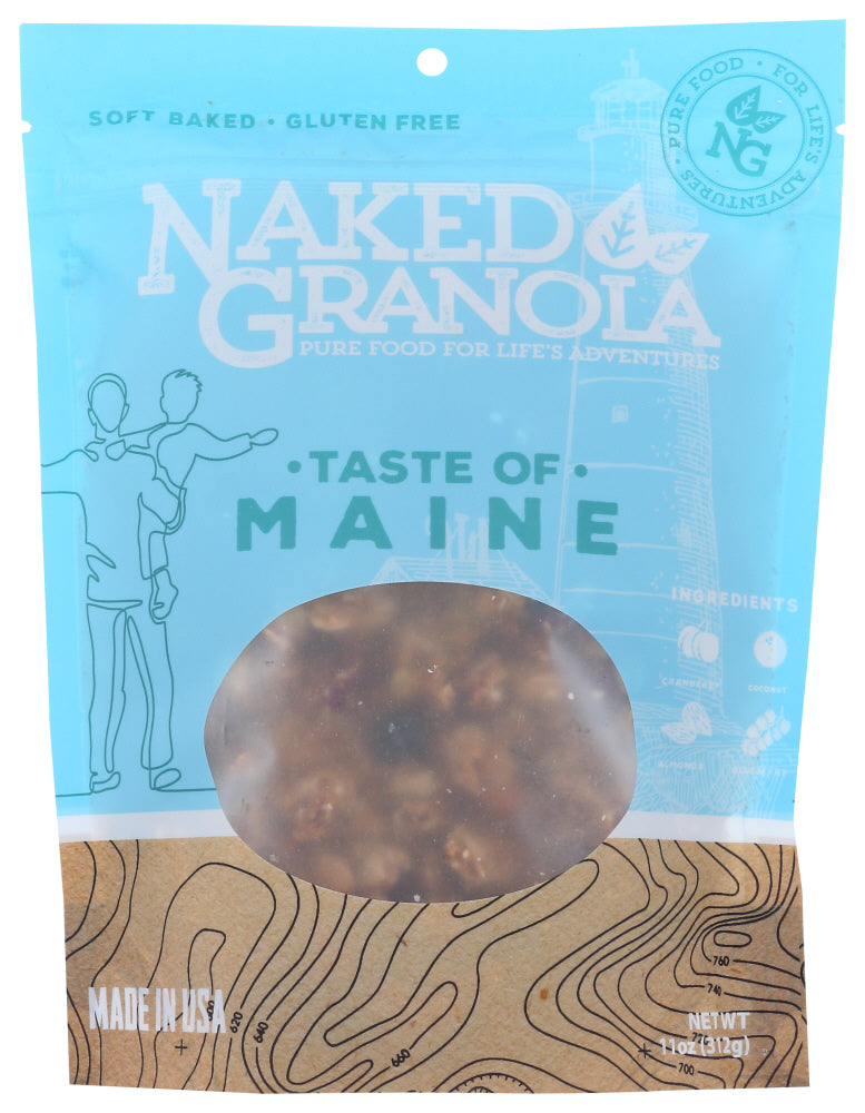 NAKED GRANOLA: Cereal Granola Taste Of Maine, 11 oz