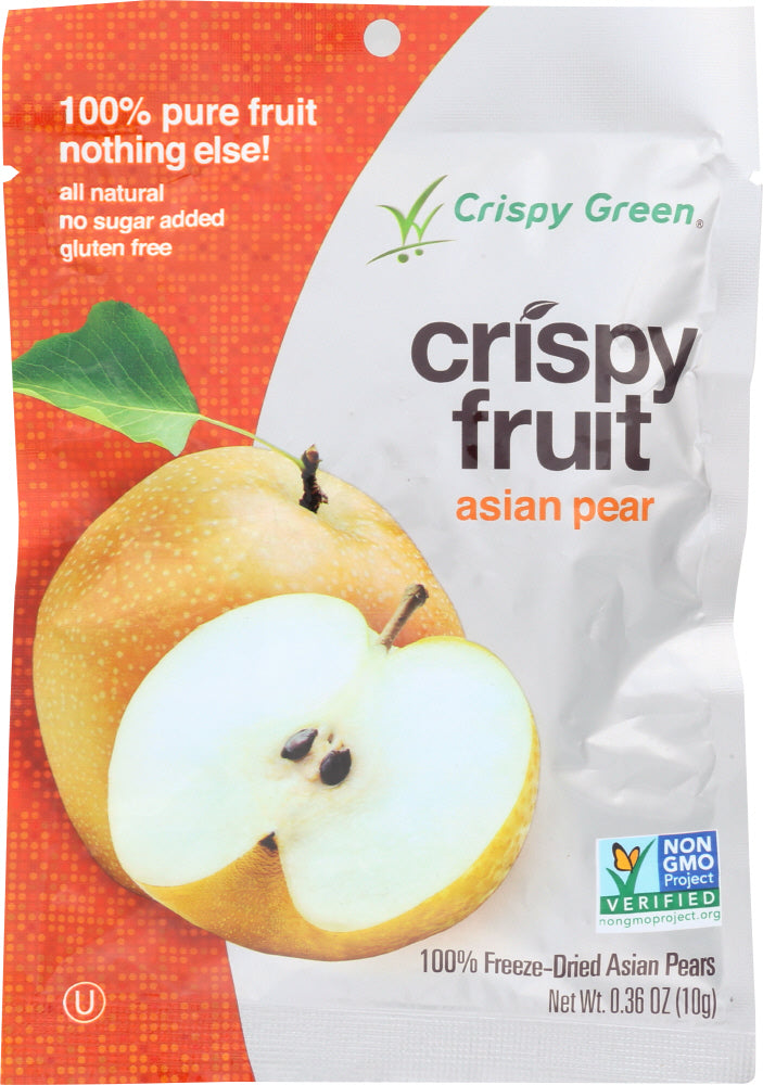 CRISPY GREEN: Crispy Fruit Freeze Dried Asian Pears, 0.36 oz