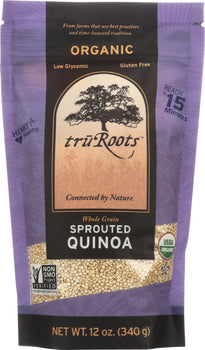 TRUROOTS: Whole Grain Organic Sprouted Quinoa, 12 oz