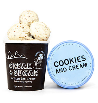 CREAM AND SUGAR: Ice Cream Cookies Cream, 16 oz