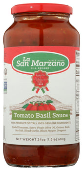 LA SAN MARZANO: Tomato Basil Sauce, 24 fl oz