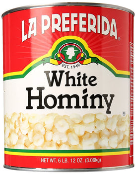 LA PREFERIDA: Bean Hominy, 108 oz