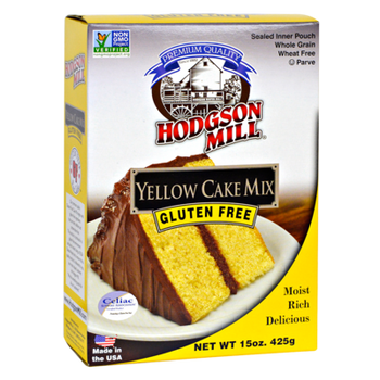 HODGSON MILL: Yellow Cake Mix Gluten Free, 15 oz