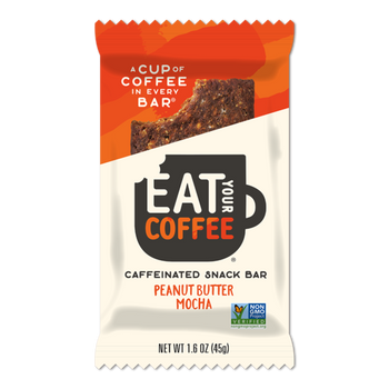 EAT YOUR COFFEE: Peanut Butter Mocha Bar, 45 gm