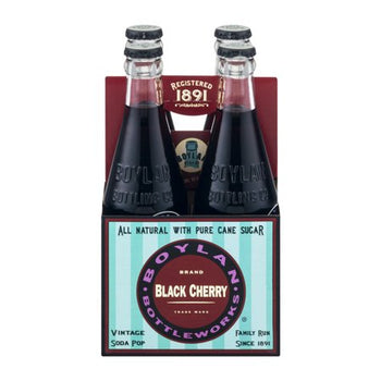 BOYLAN: Black Cherry Soda 4 Pack, 46.4