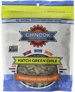 CHINOOK SEEDERY: Sunflower Seed Hatch Green Chile, 4.74 oz