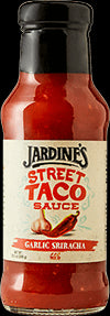 JARDINES: Garlic Sriracha Street Taco Sauce, 10.5 fo