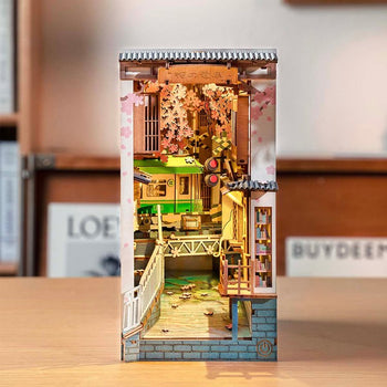 Rolife Sakura Densya 3D Wooden DIY Miniature House Book Nook TGB01