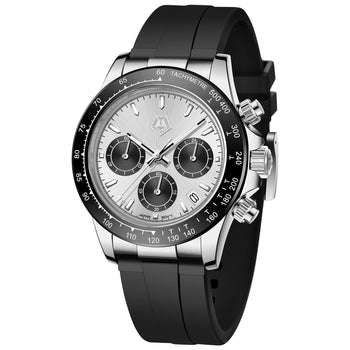 Chronograph Watch | Solid Steel | Megalith 8389M