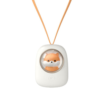 Mini Hanging Neck Fan Usb Charging Cute Pet Space Capsule