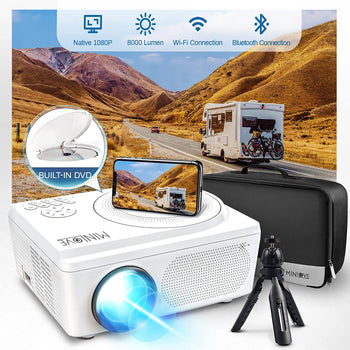 MINLOVE Portable DVD Projector