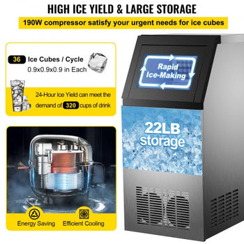 VEVOR 110V Commercial Ice Maker