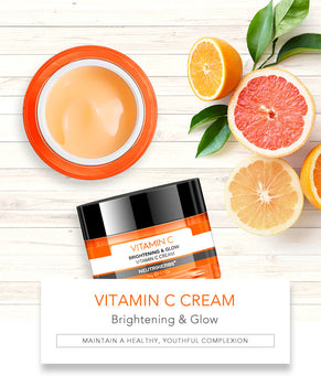 Vitamin C Glowing Face Cream For Antioxidant And Giving Skin A Firm Radiant