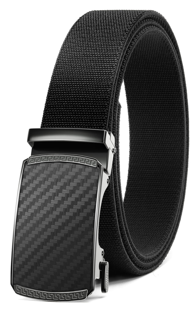 Mens Belts Casual, CHAOREN Stretch Golf Belts for Men 1 3/8&quot;, Elastic Ratchet Belt with Easier Adjustable Buckle