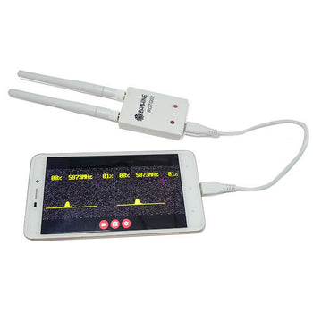 ROTG02 UVC OTG 5.8G 150CH Diversity Audio FPV Receiver for Android Tablet Smartphone - White