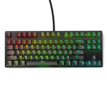 BW-KB2 Mechanical Keyboard 87 Keys Wired Keyboard Gateron Optical Switch Hot Swappable RGB NKRO Type-C Gaming Keyboard--Green Switch