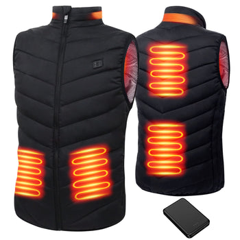Heated Vest with Battery Pack