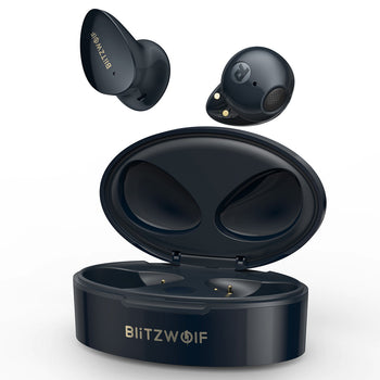 BW-FPE2 TWS Earphone bluetooth Earbuds 13mm Large Drivers AAC HiFi Sound 20h Long Endurance Half-in-ear Headphone with Mic