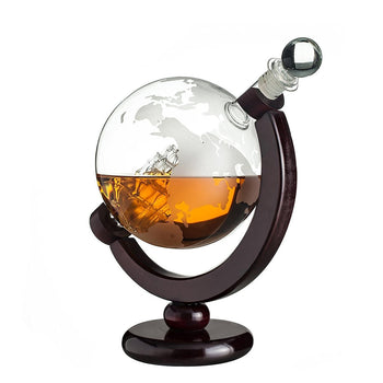 850ml Glass Decanter Globe Liquor Gifts Whiskey Bottle Large Capacity Bottle Spirits