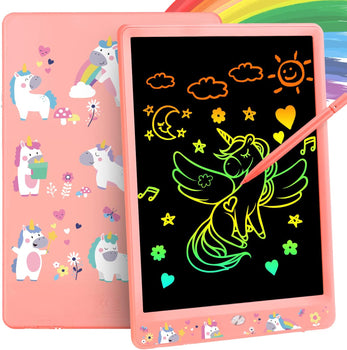 10 Inch LCD Writing Tablet for Kids (Pink)
