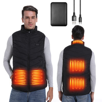 Heated Vest with Battery Pack
