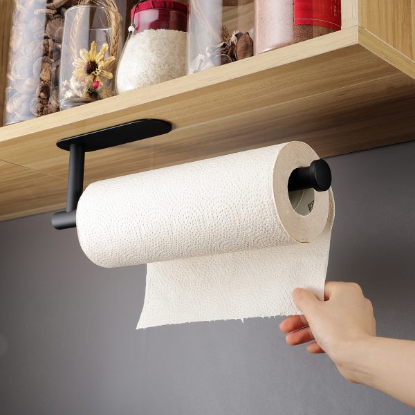 YIGII Black Kitchen Roll Holder KH016H