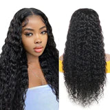 TTHAIR Water Wave Lace Front Human Hair Wigs Wet And Wavy Pre Plucked 13X4 Lace Frontal Wigs Glueless Lace Front Wigs