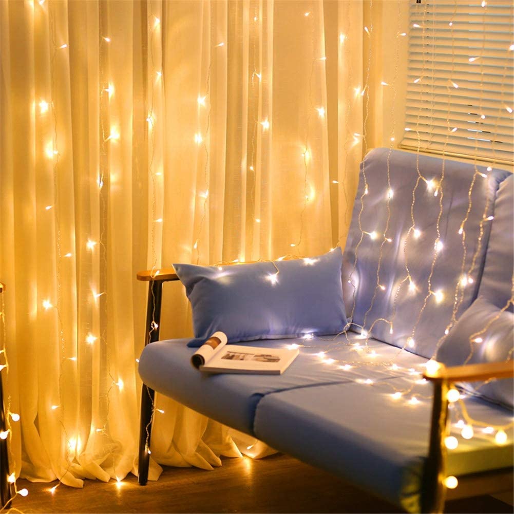 MAGGIFT 304 LED Curtain String Lights