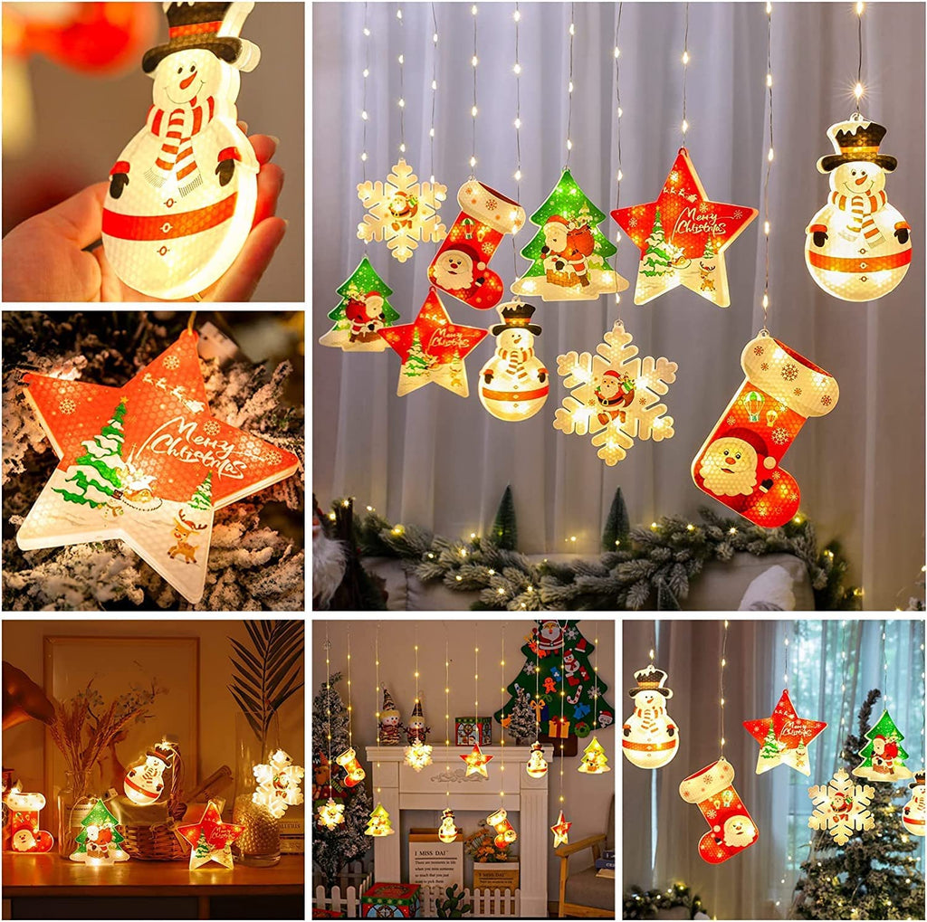 BLOOMWIN Window Lights Christmas Decoration