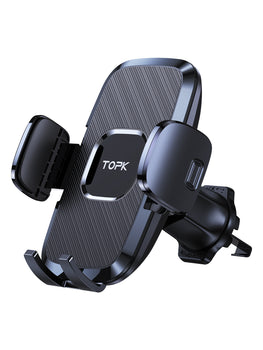 TOPK Universal 360° Rotation Air Vent Car Mount for Car with Hook Clip Air Vent