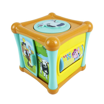 Baby Activity Cube Toys Multi-Function Play Cube Educational Toys with &amp; Sound for Kids and Toddlers Boys Girls Gifts La Granja De Zenon