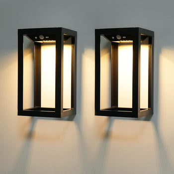 APONUO Solar Porch Lights Outdoor