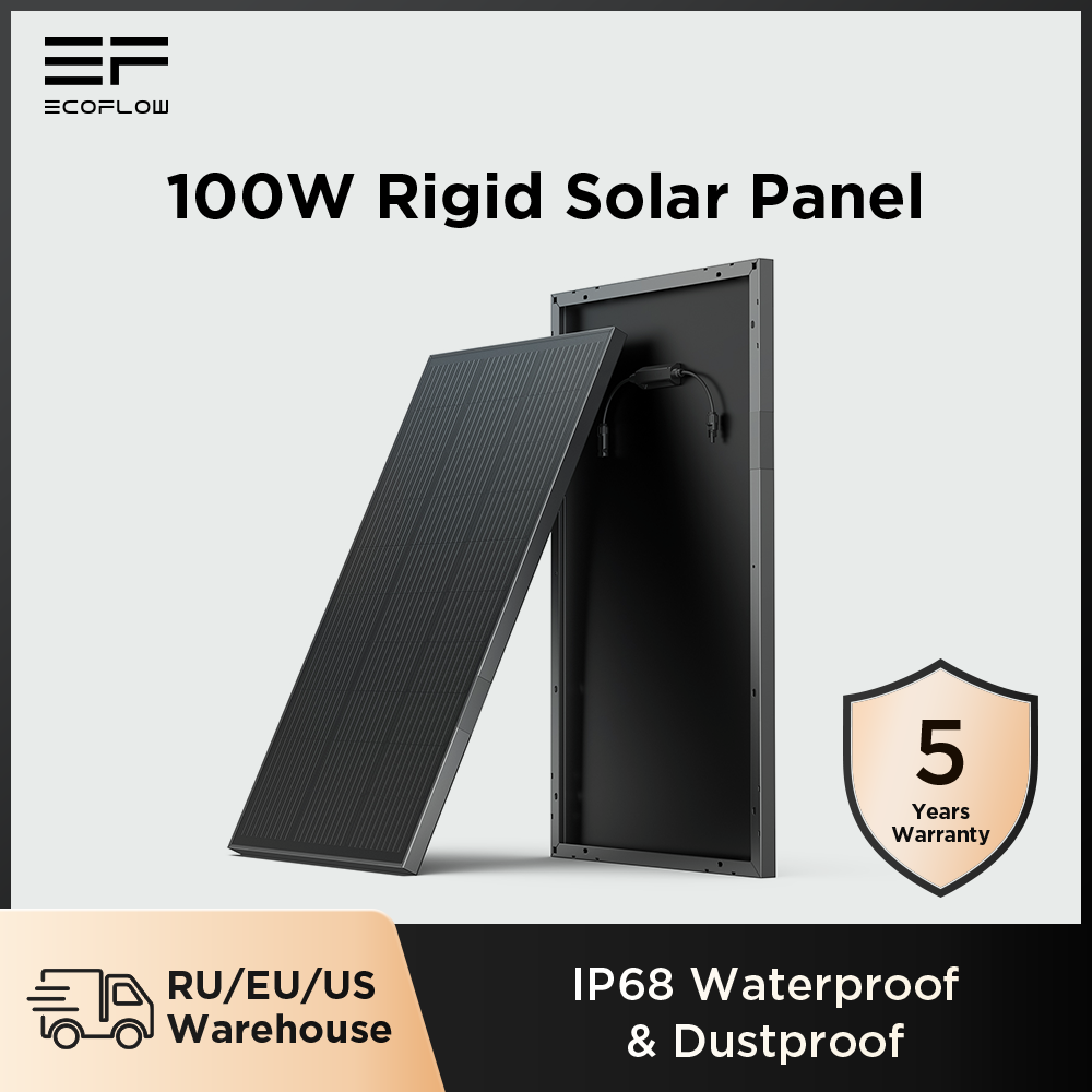 2PCS 100W Solar Panel