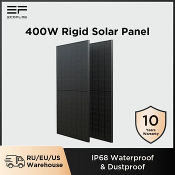 2PCS 400W Rigid Solar Panel