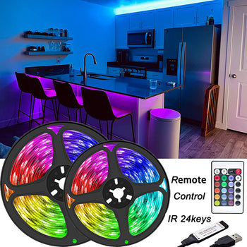 SMD5050 LED Ice Lights TV Desktop Screen Backlight LED Strip Light Color Change Bedroom Decoration DC5V 1m 2m 3m 4m 5m Luces LED