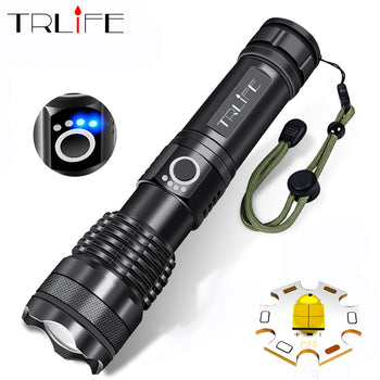 task7 xhp50 most powerful LED Flashlight usb Rechargeable Zoom led torch Best Camping, Outdoor &amp; Emergency use