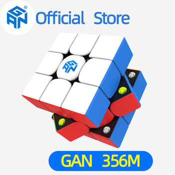 Gan 356 m Magnetic Speed cube Stickerless 356m 3x3 speedcube 3x3x3 Professional Magic Cube Gan magnetic Toys for Children