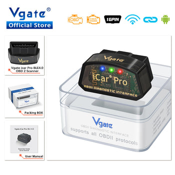 Vgate iCar Pro elm327 V2.3 OBD 2 OBD2 samochodowe narzędzia diagnostyczne skanowanie ELM 327 WIFI Bluetooth 4.0 dla androida/IOS ODB2 Auto skaner