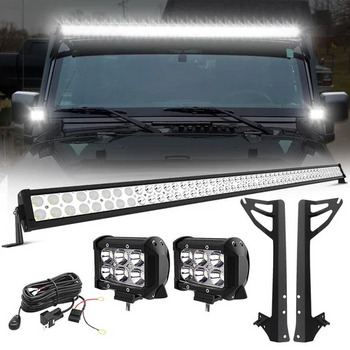 52&amp;quot; Light Bar &amp;amp; 2 Pods Work Lights