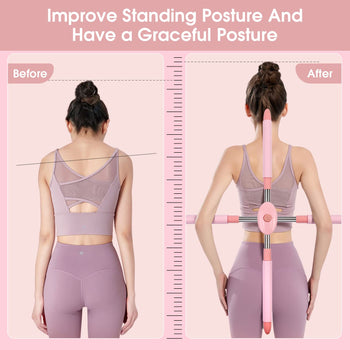 Bilbear Retractable Yoga Sticks for Posture