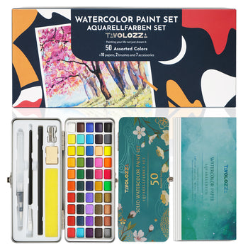 TAVOLOZZA Watercolor Paint Set