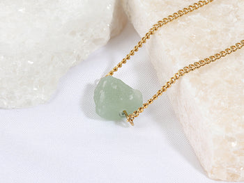 Raw Jade Necklace